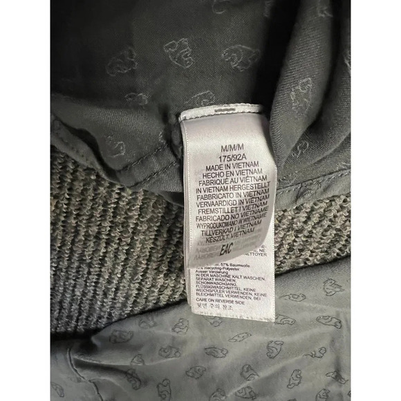 Marmot Men’s casual Gray Button-Down Shirt with Cute Animal Print Long Sleeve - Picture 5 of 5